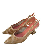 Carica l'immagine nel visualizzatore di Gallery, Braccialini decollète slingback donna oro a rete
