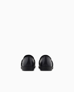 Armani Exchange mocassini donna neri bassi e leggeri