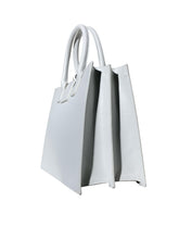 Carica l'immagine nel visualizzatore di Gallery, Armani Exchange borsa a mano trapezio con tracolla bianca
