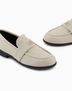 Armani Exchange mocassini donna beige bassi e leggeri