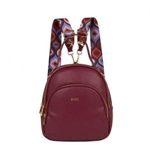 MBRC zaino donna bordeaux in pelle OBONA