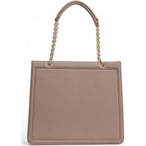 Armani Exchange Tote bag con manici in catena tortora grande