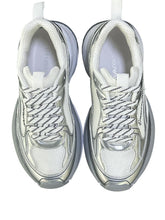 Carica l&#39;immagine nel visualizzatore di Gallery, Emporio Armani Sneakers in mesh co dettagli laminati e logo signature
