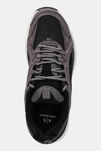 Carica l&#39;immagine nel visualizzatore di Gallery, Armani Exchange Sneakers uomo grigie e nere sportive
