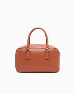Armani Exchange borsa media bauletto color cuoio