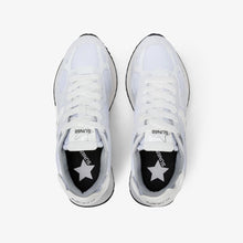Carica l'immagine nel visualizzatore di Gallery, Sun68 Sneakers donna Stargirl Silver in mesh bianco
