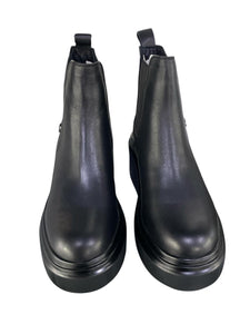 Janet&Janet tronchetto donna in pelle nero