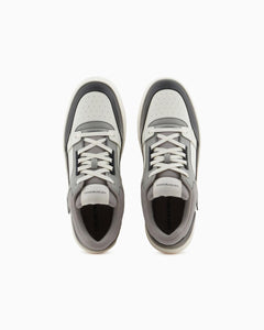 Emporio Armani Sneakers in pelle e mesh con dettagli a contrasto