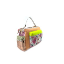 Carica l&#39;immagine nel visualizzatore di Gallery, MBRC Borsa a mano multicolore floreale multitasche in pelle C208
