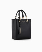 Carica l'immagine nel visualizzatore di Gallery, Emporio Armani Shopper verticale MyEA Bag stampa cervo nera
