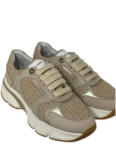 Carica l'immagine nel visualizzatore di Gallery, Janet&amp;Janet sneakers donna beige intrecciate
