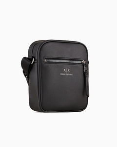 Armani Exchange tracolla con logo nera