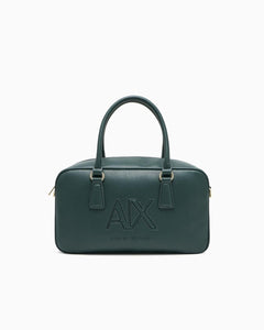 Armani Exchange borsa media bauletto verde bottiglia