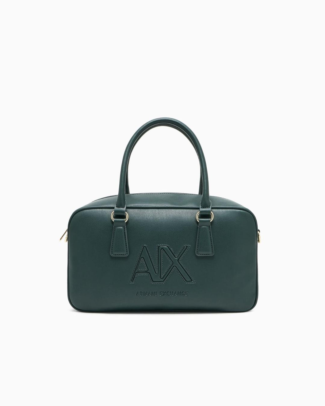 Armani Exchange borsa media bauletto verde bottiglia