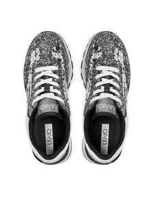 Liu Jo sneakers glitter black and silver