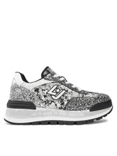 Carica l&#39;immagine nel visualizzatore di Gallery, Liu Jo sneakers glitter black and silver
