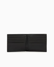 Carica l&#39;immagine nel visualizzatore di Gallery, Armani exchange Portafoglio nero con logo lettering
