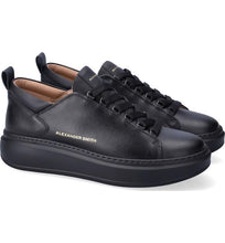 Carica l&#39;immagine nel visualizzatore di Gallery, Alexander Smith sneakers in pelle total black
