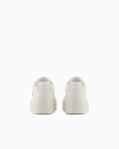 Armani Exchange Sneakers donna bianche platform