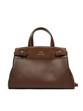 Carica l&#39;immagine nel visualizzatore di Gallery, Armani Exchange Borsa tote grande marrone scuro
