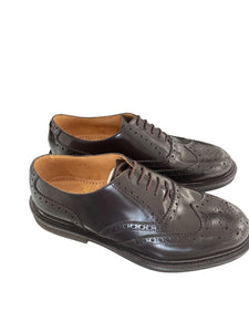 Douglas Scarpe stringate uomo artigianali coda di rondine marroni