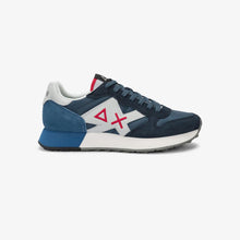 Carica l'immagine nel visualizzatore di Gallery, Sun68 Sneakers Uomo Jaki 2.0 Solid in nylon e suede blu navy
