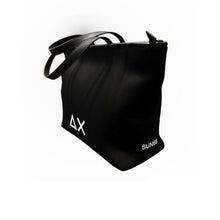 Carica l&#39;immagine nel visualizzatore di Gallery, Sun68 Shopping bag donna Jacqueline nera logo bianco
