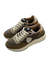 Carica l&#39;immagine nel visualizzatore di Gallery, BLAUER Sneakers Uomo F5RAY02 MARRONE/CAMMELLO
