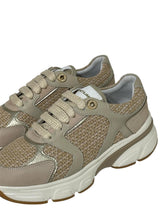 Carica l'immagine nel visualizzatore di Gallery, Janet&amp;Janet sneakers donna beige intrecciate
