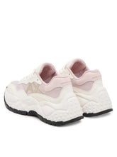 Carica l&#39;immagine nel visualizzatore di Gallery, Armani Exchange Sneakers donna chunky rosa e bianche
