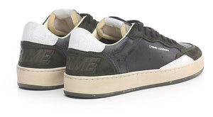 CRIME LONDON sneakers uomo chelsea forest ash nero/verde scuro