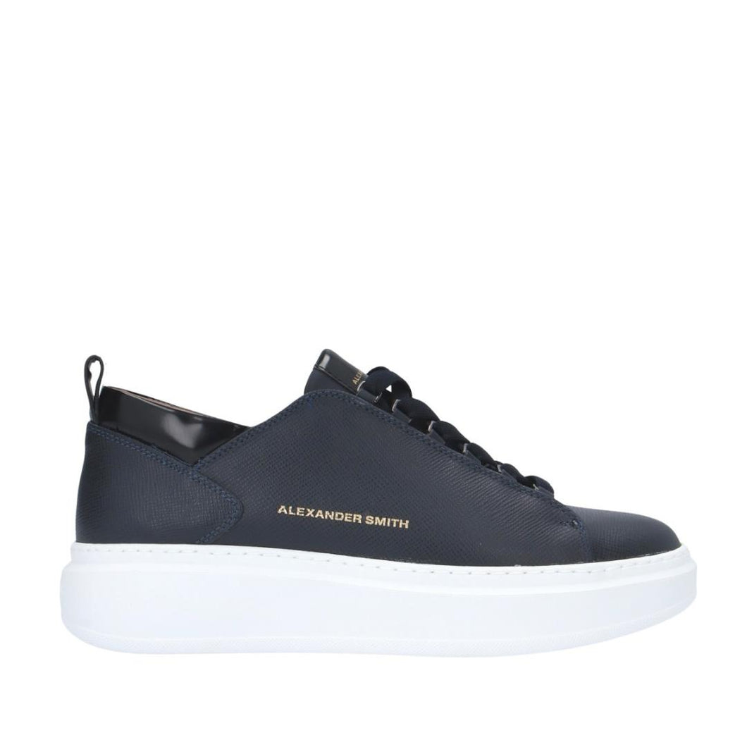 Alexander Smith sneakers in pelle blu