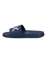 Carica l&#39;immagine nel visualizzatore di Gallery, Sun68 ciabatte uomo PU blu navy logo bianco
