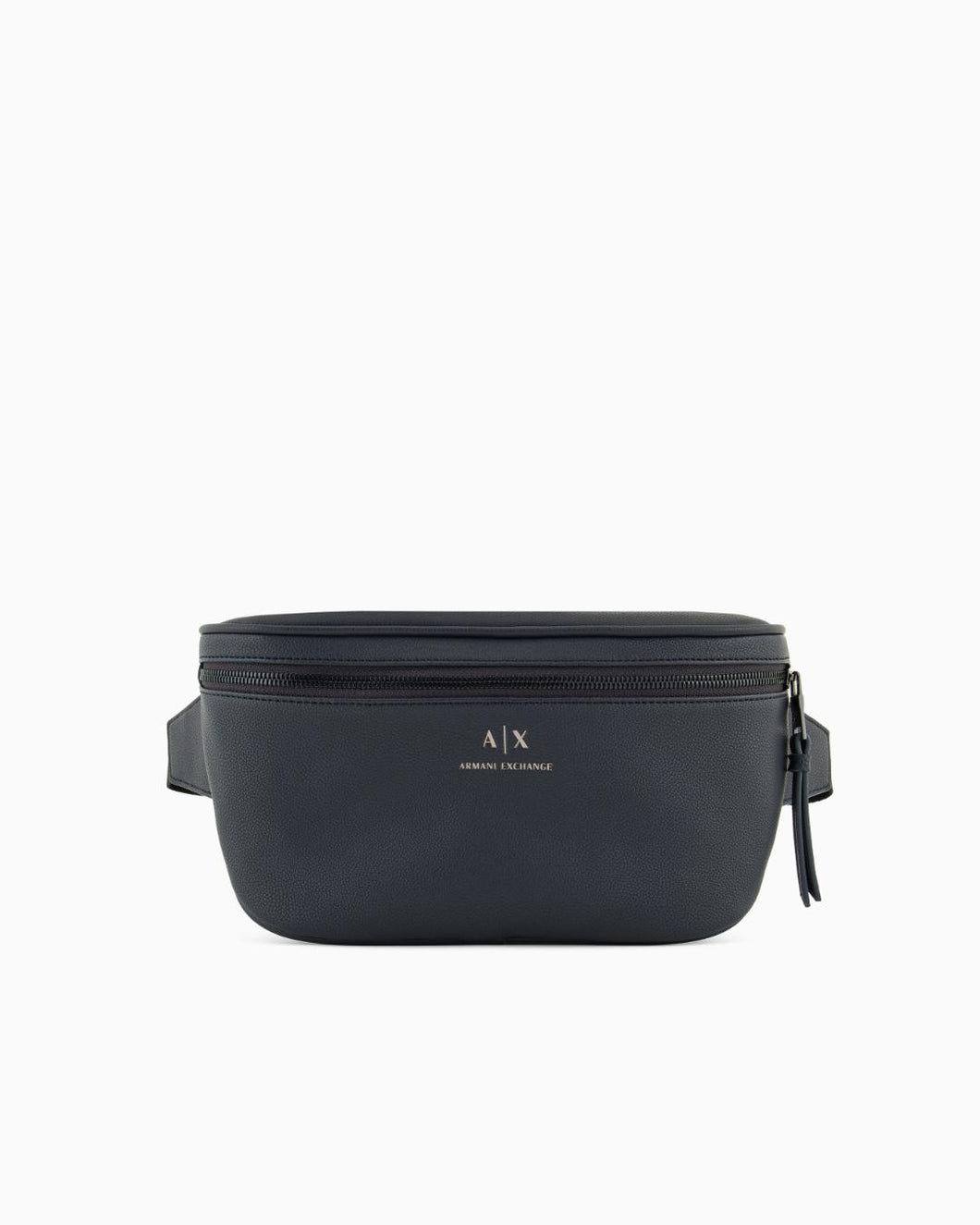 Armani Exchange marsupio blu con logo