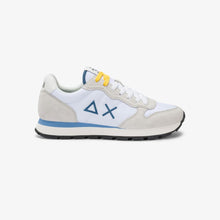 Carica l'immagine nel visualizzatore di Gallery, Sun68 Sneakers Uomo Tom in nylon e suede bianco
