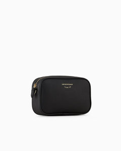 Emporio Armani camera case a tracolla stampa cervo nera