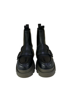 Blauer stivaletti donna chelsea neri para verde militare con fibbia KIMMEL11