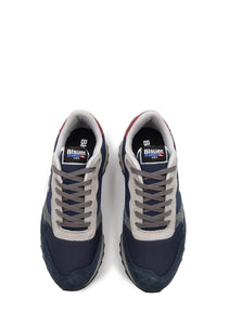 BLAUER Sneakers Uomo RYDER01 BLU / ROSSO