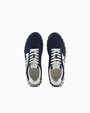 Carica l'immagine nel visualizzatore di Gallery, Armani Exchange Sneakers uomo blu logo bianco
