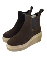 Carica l&#39;immagine nel visualizzatore di Gallery, Janet&amp;Janet tronchetto donna in camoscio marrone
