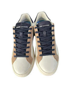 CRIME LONDON sneakers uomo Blade dark knight bianche/blu/beige