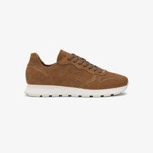 Carica l'immagine nel visualizzatore di Gallery, Sun68 Sneakers Uomo Tom Raw Edge in suede marrone volpe

