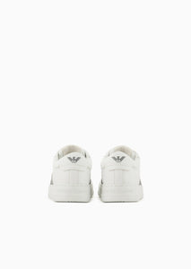 Emporio Armani Sneakers in pelle con dettagli a contrasto