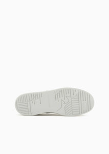 Emporio Armani Sneakers in pelle con dettagli a contrasto