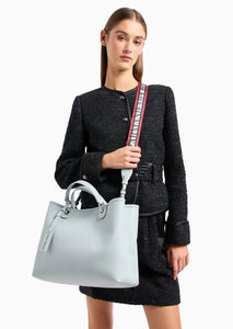 Emporio Armani Shopper MyEA Bag media stampa cervo