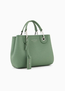 Emporio Armani Shopper piccola MyEA stampa cervo