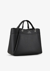 Armani Exchange borsa a mano con tracolla logata sfumata