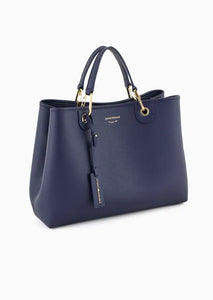 Emporio Armani Shopper MyEA Bag media stampa cervo