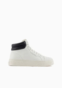 Armani Exchange sneakers alte in pelle