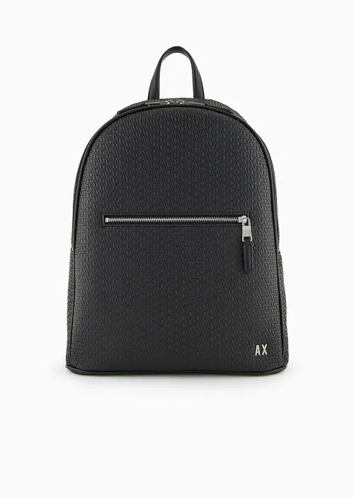 Armani Exchange zaino logato nero